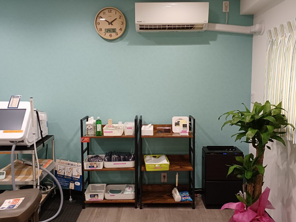 施術に必要な物品はこちらにございます。